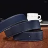 Belts H For Men High Quality Buckle Male Strap Genuine Leather Waistband Ceinture Homme No 3.8cm Belt