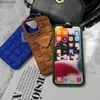 Plaid Fashion Phone Case Luxury Designer Phones Cases Marque Classique Triangle Lettre Unisexe iPhone 13 11 12 pro 7 8 X XS Haute Qualité yucheng06