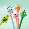 Silicone Monster 0.5mm Anime Gel Pen Kawaii Cartoon Press Neutral Signature School Writing Supplies Gift