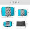 Storage Bags 4PCS Travel Organizer Set Mesh Visual Luggage Portable Packing Cubes Lightweight Suitcase Bag