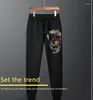 Мужские брюки мужская хип -хоп спортивные штаны Fitness Joggers 2022 Весенний мужской боковой бух