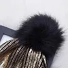 Gorro de punto para niña, gorro con pompón de punto suave y cálido, gorro bonito con bola para el pelo, otoño