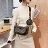 Borsa della borsa di liquidazione nuova moda femminile Outlet stile una spalla piccola borsa quadrata stampata a catena obliqua