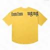 Heren T-shirts Heren T-shirts Palmes Angel t-shirts Dames Ontwerpers Tees Kleding Man Casual Borst Letter Shirt Kleding Straat Shorts