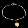 bracelets women Beaded Peach heart original ladies round bead bracelet suitable for Christmas New Year's Day party and birthd312K