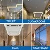 Le plafond LED Downlight Light PIR Pir Motion Capteur 5W 7W 9W 12W Panneau ronde de lampe en retrait pour Corridor Spotlight Indoor