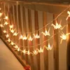 Strings LED String Lights Paper Cranes Indoor Battery Garland Christmas Decor Holiday Valentine's Day Party Wedding Xmas Fairy Lighting