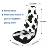 Car Seat Covers Cow Print Universal Cover Auto Interior For SUV Animal Skin Fiber Fishing