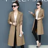 Women's Trench Coats Youth Clothing Coat For Women Fashionable Female Spring Autumn Long Korean Style Fashion Thin