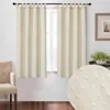 Cortinas cortas acabadas para dormitorio de niños, Beige, blanco, 1 pieza, semisombreado, cocina, ventana, puerta, cortinas, W140 X H170, decoración geométrica