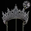 Elegant temperament European and American multi-color alloy wedding headdress bride crown SG1392