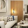 Kolye lambaları Modern minimalist dairesel geometrik şekil küçük avize oturma odası yatak odası yemek led aydınlatma ev için