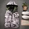 Men's Vests Men Vest Wear-resistant Camouflage Winter Warm Zipper Waistcoat Coldproof