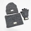 Australi￫ Designer Break Hat and Neck Gaiter Handschoenen 4 stks Set Winter Fleece Beanies verdikte nekje