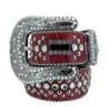 Simon Belt Luxury Diamond Inlaid Herr- och kvinnors bälte designer elegant avslappnad hiphop -stil med Box PJQ8548472