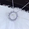 Pendant Necklaces 2022 Cute Tibetan Silver Sun Flower Long Chain Necklace For Women Fashion Jewelry Choker Statement