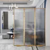 Schermi di vetro divisorio soggiorno sala da tè ufficio Divisori Nordic piccola casa pieghevole portico mobile riparo parete decorativa