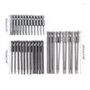 Onarım Kitlerini İzle 11/12 PCS TERRAP KANILARI GÜVENLİK MATKAK BİTİ SET TORX TEBAGRÖRÜ DÜZ KAPAK 1/4 "HEX