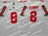 كرة القدم NCAA Ohio State Buckeyes Jersey 5 Garrett Wilson Raekwon McMillan 8 Trey Sermon 9 Binjimen Victor 12 Cardale Jones