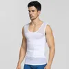 Heren lichaamsvormen heren shaper vest trimmer trainer modellering tops taille riem shapewear dunne strakke korset onzichtbare fitnesscontrole