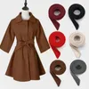 Belts Autumn Winter Ladies Coat Belt Decorative Wide Woolen With Knotted Accessories Wholesale Double-sided X8K3