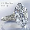 Anneaux de mariage Modyle 2022 mode classique Six griffes Zircon pour les femmes bijoux fiançailles femme cristaux anneau cadeau