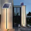 Solv￤ggljus utomhusbelysning vattent￤t l￥ng lampa f￶r tr￤dg￥rd veranda villa g￥rd balkong sconce armatur 110v 240v