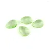 Lustre en cristal vert Lt. vert, 38mm/50mm, prisme en verre en forme de goutte d'eau, pendentif de bijoux, pièce d'éclairage, entretoise à facettes