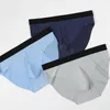 Underpants Mens Panties Seamless Low-rise Bulge Pouch Briefs Underwear Male Men Ice Thongs