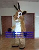 Mascot Costume Brown Antylope Gazelle Gazelle Tabitha gatunki Thomsoni Charakteru okrągłe promocja ulotki ambasador ZX804