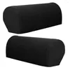 Chaves de cadeira Capas de móveis Conjunto de apoios de braço de 2 ou protetores de braço de sofá Strech para caber