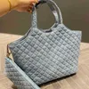 Sacs de soirée Totes Designer Diamond Sac à main Femmes Grand Sac fourre-tout en cuir givré Simple Généreux Épaule Messenger Sac à provisions avec portefeuille 220804