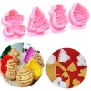 Bakeware Cookie Stamp Cutte Stampi per biscotti Forma 3D Taglierina a stantuffo Utensili per stampi da forno fai-da-te Formine per biscotti al pan di zenzero