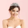Diadèmes et couronnes de mariage de luxe couronnes de princesse de fleurs pour filles accessoires de cheveux de mariée casque cadeau de fête d'anniversaire