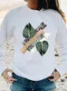 Women's Hoodies Graphic Sweatshirts Beach Lovely Holiday Cute Women Print Female Spring Autumn Fashion Casual Long Sleeve Clothing Pullovers