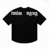 Heren T-shirts Heren T-shirts Palmes Angel t-shirts Dames Ontwerpers Tees Kleding Man Casual Borst Letter Shirt Kleding Straat Shorts