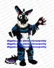 Costume de mascotte de Dragon en peluche noir et bleu, tenue de personnage de dessin animé pour adulte, Costume d'équipage, Cabaret, prendre une Photo de groupe zz7573