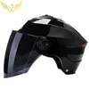 Casques de vélo Casque de moto pour femmes Équipement de motos pour hommes Jet de sécurité électrique Adultes pour casque de moto Snapback Vespa CYCLOMOTEUR Casco T221107