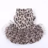 Hondenkleding Princess Cat Dress Tutu Pet Puppy Wedding/Party Rok Outfit Lepord Design 6 Maten