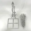 Party Decoration 70 cm Tall Wholesale Table Centerpiece Trevligt Metal Crystal Artificial Tree Decoration för bröllopsfödelsedag