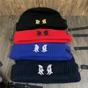 2022 HH6 니트 모자 디자이너 Beanie Cap Mens Womens Fitted Hats Unisex 캐시미어 편지 캐주얼 해골 모자 야외 패션 17 색