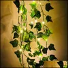 Декорация вечеринки лазание по тигровой лампе зеленый лист ротан