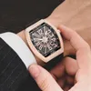 Relojes de pulsera PINTIMEBig Dial Diamond Men Relojes Top Reloj creativo Reloj militar Hip Hop Reloj Hombre Relogio Montre Homme
