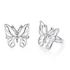 Backs Earrings Lovely Hollow Out Butterfly Ear Bone Clip Cuff No Pierced Jewelry For Girls Party Birthday Brincos