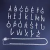 26 Letter Initial Hanger Ketting Tennis Chain Choker voor Vrouwen Verklaring Bling Kristal Alfabet Ketting Kraag Sieraden7499454