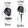 Lâmpada de gramado Spike Light DC12V AC110V 220V PANTA DE PROMUTA ARMULAÇÃO DE GARDENO DE PROMUTRA DE GARDENTE DE GARDENTE DE JARDE