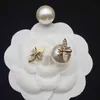 Damızlık Avrupa ve Amerikan trendi 925 gümüş iğne arı elmas inci küpeler mizaç bayanlar moda marka takı hediye 221111