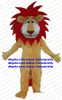 Brown Lion Wild Animal Mascot Costume Adult Cartoon Character Outfit Suit Photo Session Tourist Destination zx170 Free Ship