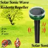 Controllo dei parassiti Repellente per talpe Energia solare Trasonic Serpente Uccello Zanzara Topo Repellente per parassiti Controllo Giardino Attrezzatura da giardino Drop Delivery Dhahs