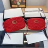 дизайнерские сумки сумка-тоут сумка для фотоаппарата Женская мода 2 G Marmont Classic Cross body 3 размера Роскошная натуральная кожа с Seria283x